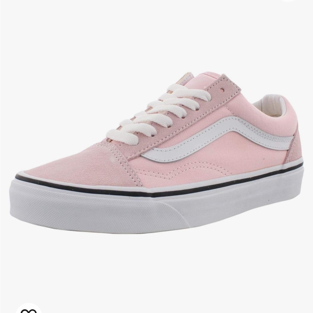 Barely worn pink suede vans size 9